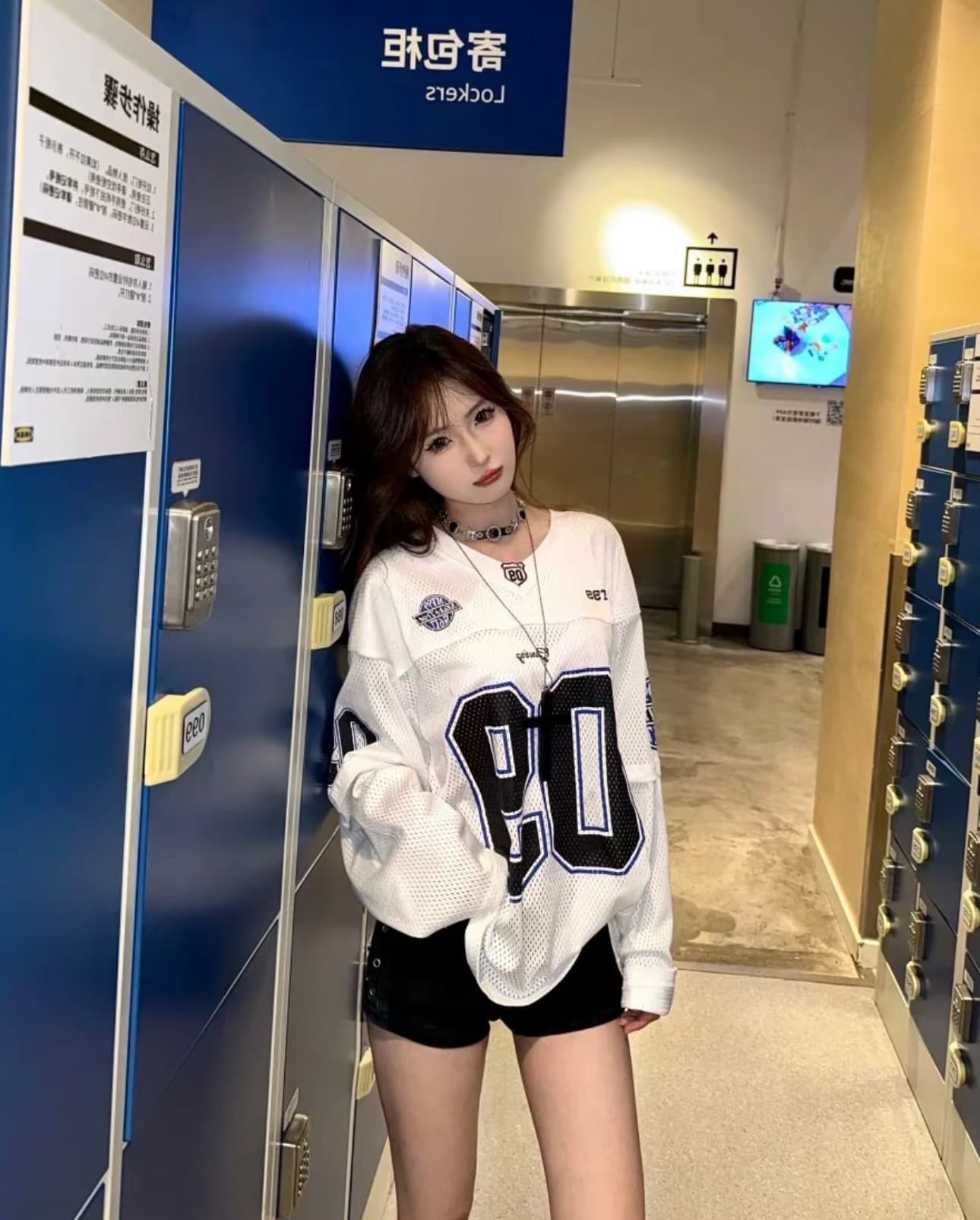 원본 솜씨 광저우 원단 긴팔 티셔츠 여성 상세 이미지 5