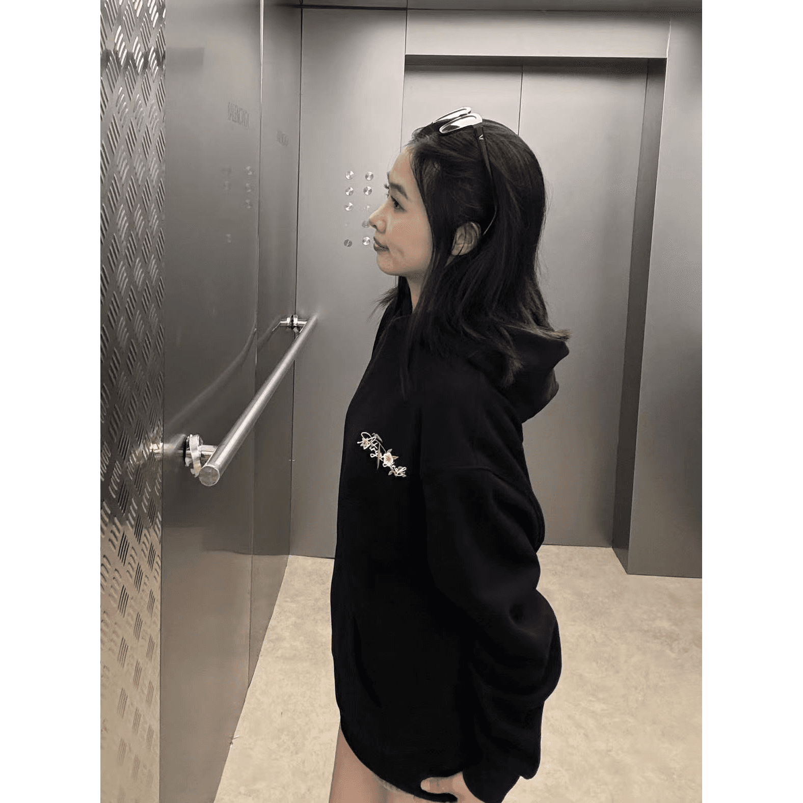 있음 선적 좋은 품질 원본 솜씨 전후 자수 순수한 Mianhua 면 후드 티 스웨터 이미지 5