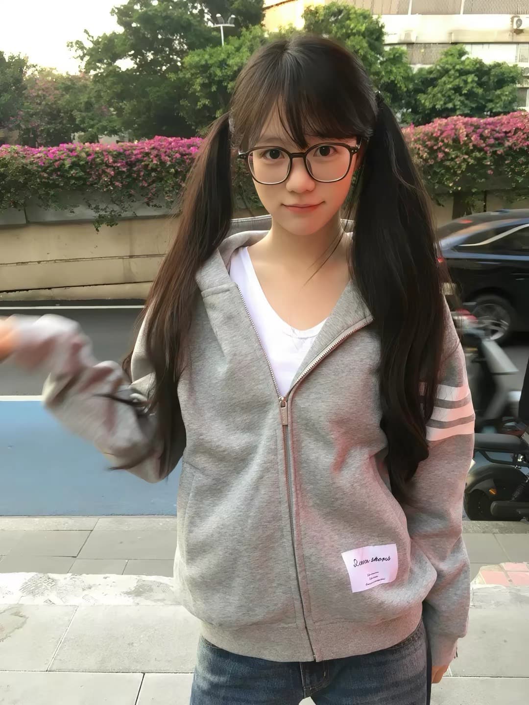 있음 선적 얇은 스타일 원본 인사이드 잘 먹었습니다. 품질 솜씨 순수한 Mianhua 면 복합 지퍼 후드티 상세 이미지 3