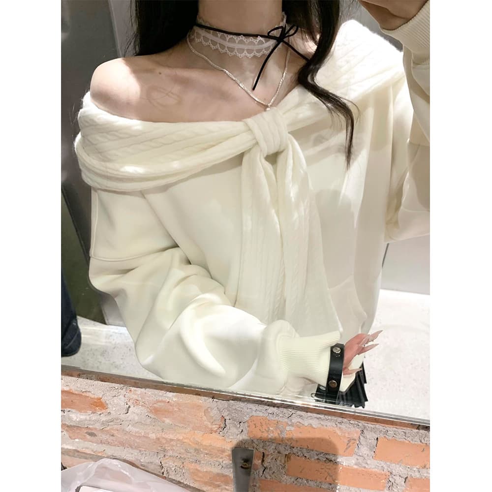 얇은 스타일 털이 있는 원본 솜씨 소매 구멍 명중 Pleat 이후 패키지 칼라 순수한 Mianhua 면 복합 후드티 이미지 2