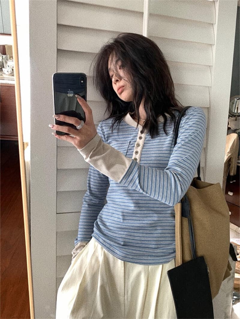 원본 솜씨 광저우 원단 원본 원단 긴팔 티셔츠