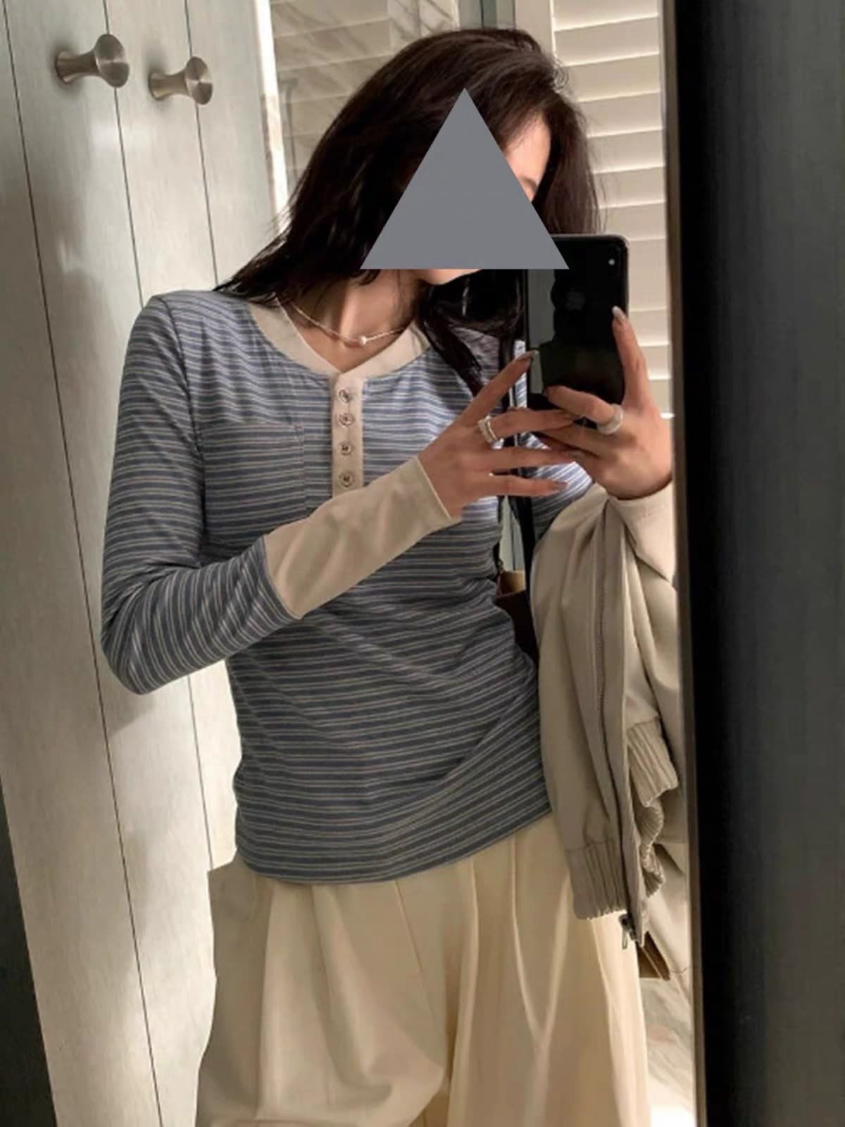 원본 솜씨 광저우 원단 원본 원단 긴팔 티셔츠 상세 이미지 2