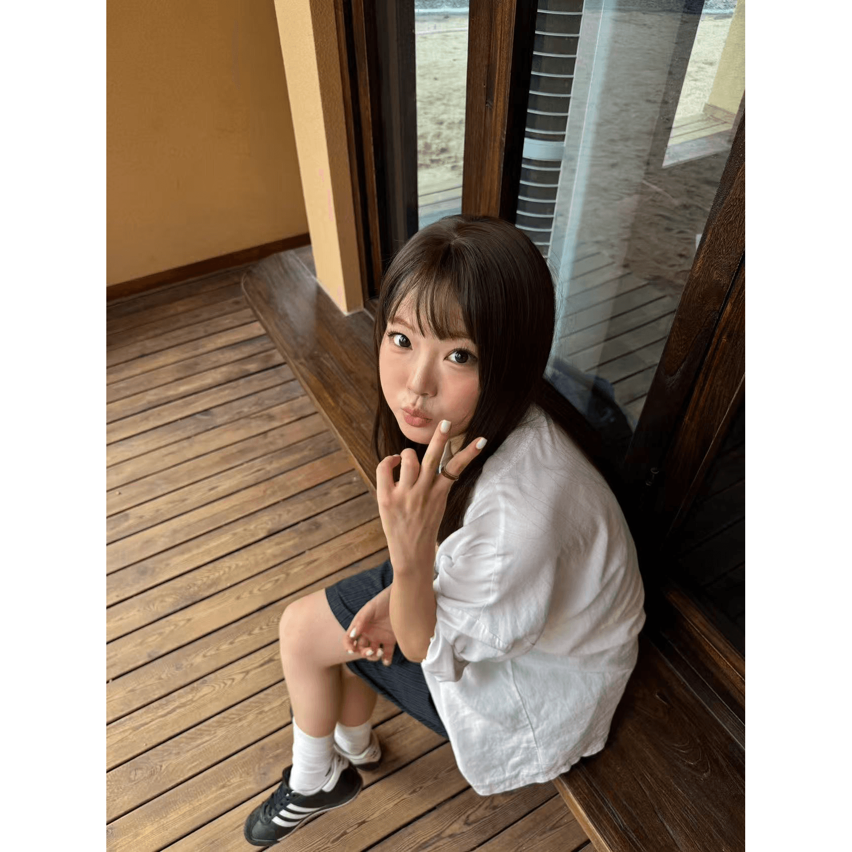 높은 품질 순면 200그램 21 빗질하다 정밀 프린트 가을 루즈핏 긴팔 티셔츠 여성 이미지 5