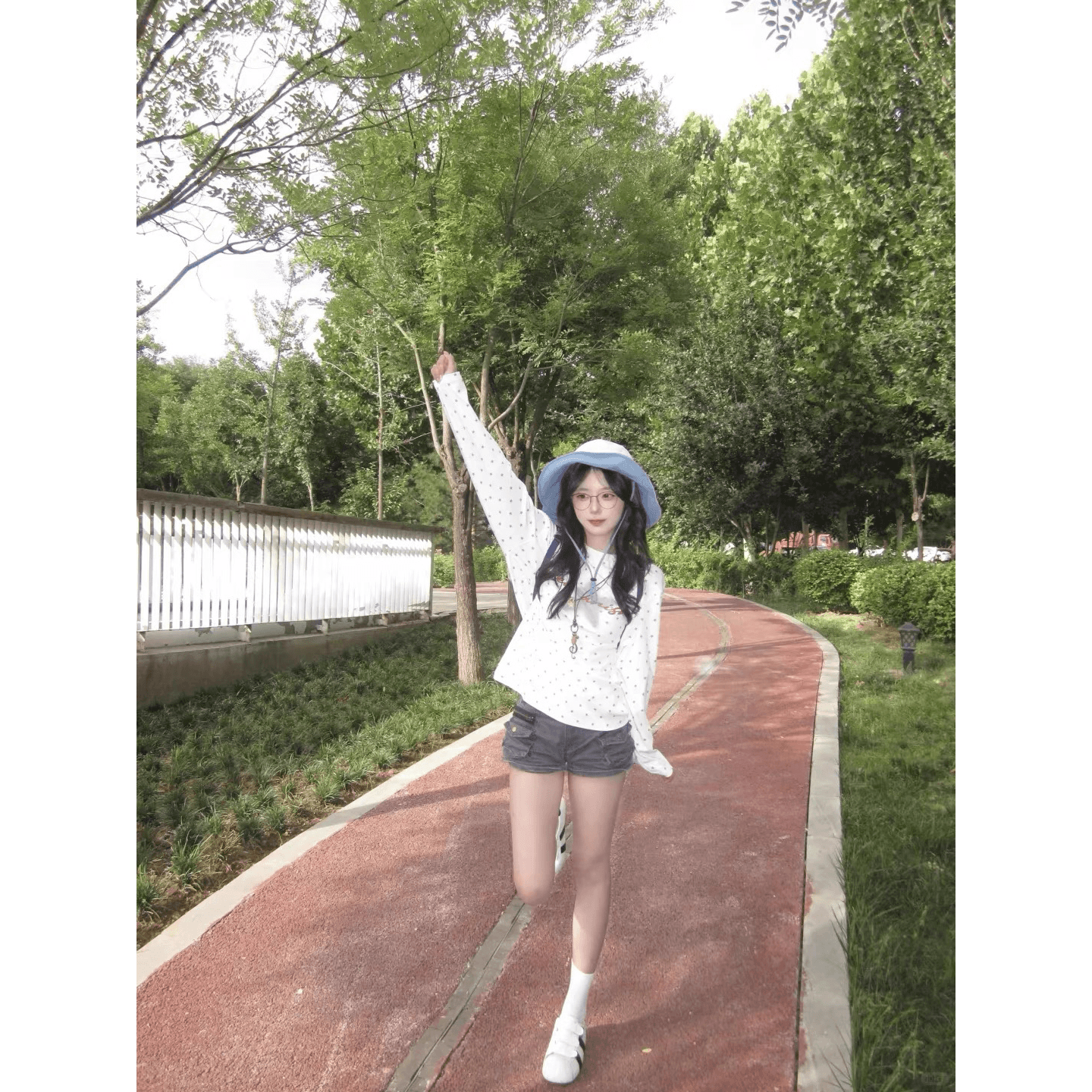 프린트 순면 220 그램 긴팔 이미지 5
