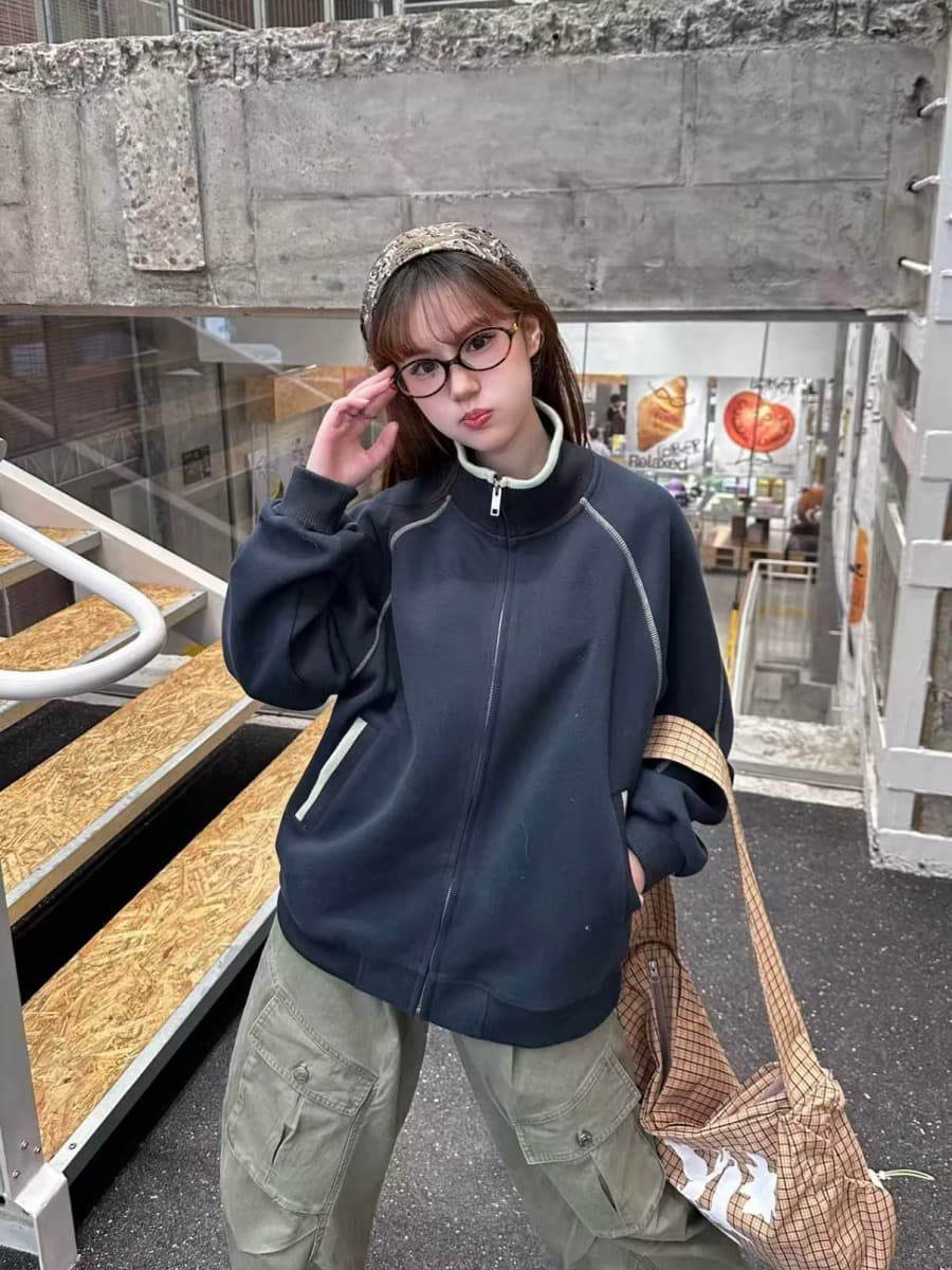 명중 인터넷 주머니 열기 가방 표지 사슬 지퍼 이후 패키지 칼라 높음 그램 무거운 순면 지퍼 후드티 상세 이미지 2