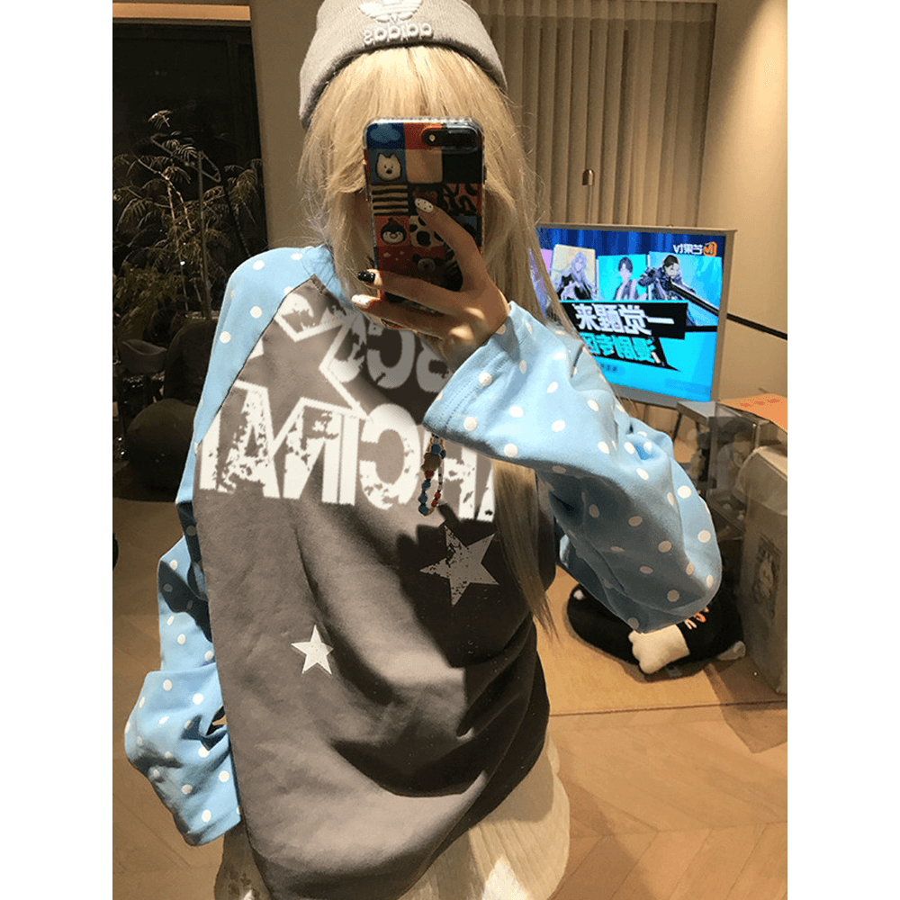 순면 220 그램 긴팔 티셔츠 여성 이미지 5