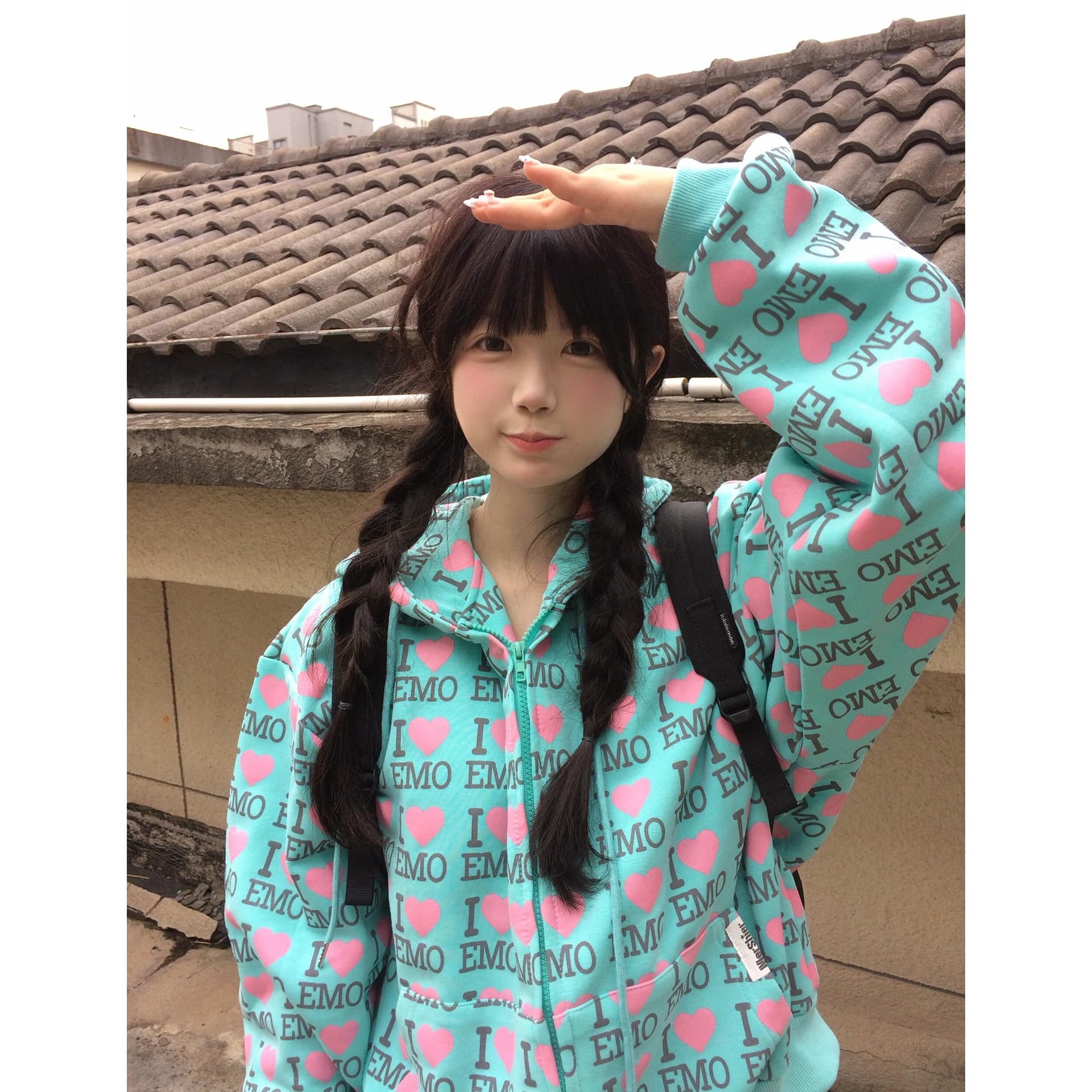 얇은 스타일 원본 크기 인사이드 펌프 이후 패키지 칼라 순수한 Mianhua 면 복합 후드티 이미지 5