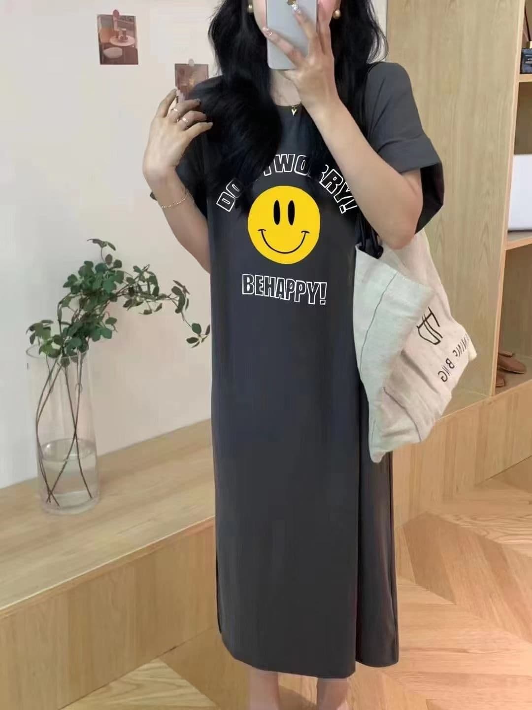 한국 대외 무역 일본식 ins 바람 여름 프린트 스트레이트 치마 다용도 반팔 드레스 Feifei 소매 상세 이미지 5