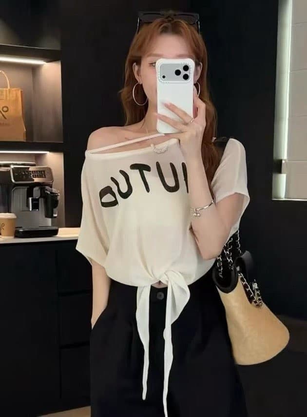패션 새로운 라운드 넥 가짜 두 조각 니트 불꽃놀이 그림 반팔 캐주얼 루즈핏 풀오버 맨위 여성 이미지 2