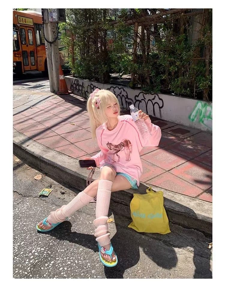 3 차원 허리 머리 도트 무늬 알파벳 반바지 여성 여름 새로운 핫걸 루즈핏 다용도 펌프 로프 허리밴드 반바지 상세 이미지 10