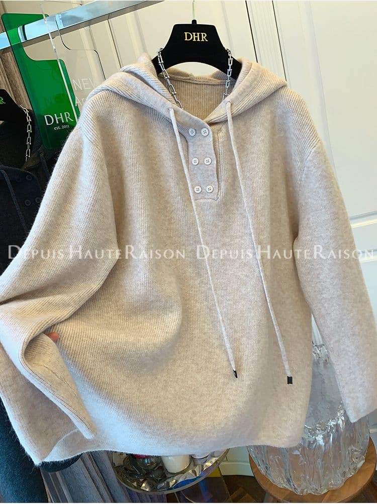 원본 원단 특별 빅 사이즈 300 근 부드러운 찹쌀 후드 루즈핏 대 에디션 표지 고기 맨위 여성 가을 겨울 상세 이미지 1