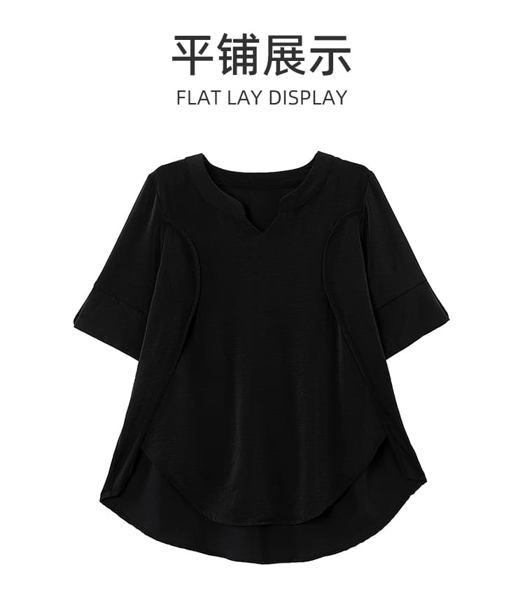 l-5xl2026 년 외국 가스 빅 사이즈 여성 의류 세트 지방 mm 패션 루즈핏 슬림해 보이는 상세 이미지 10