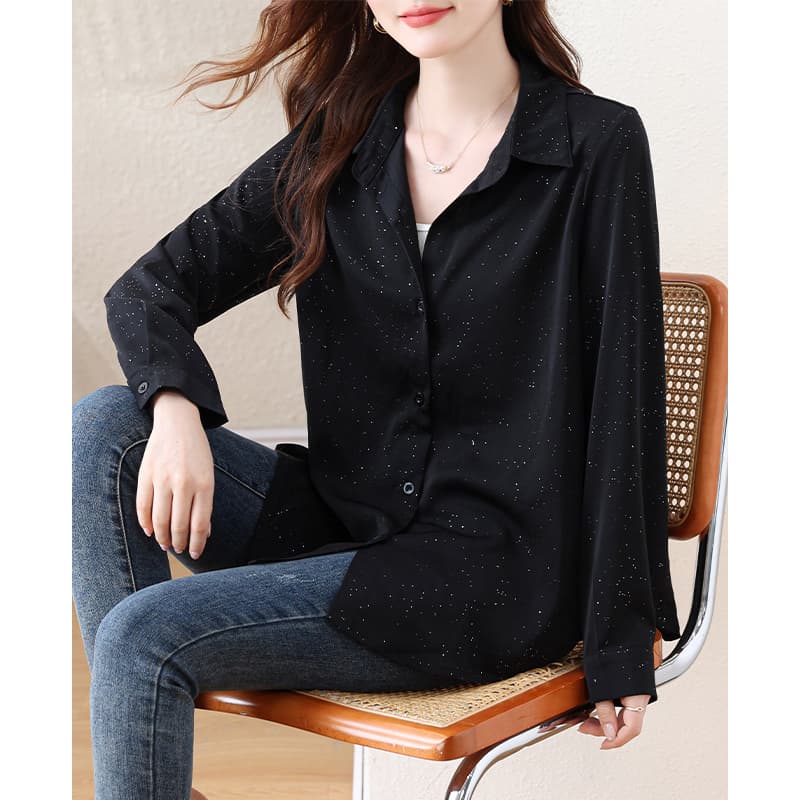 l-5xl 빅 사이즈 여성 의류 2026 새로운 자외선 차단 셔츠 한국 스타일 마이크로 뚱뚱한 소녀 루즈핏 다용도 단색 미니멀리즘 이미지 4