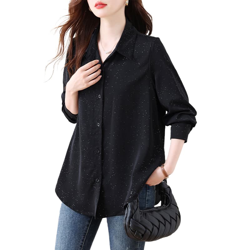 l-5xl 빅 사이즈 여성 의류 2026 새로운 자외선 차단 셔츠 한국 스타일 마이크로 뚱뚱한 소녀 루즈핏 다용도 단색 미니멀리즘 이미지 6