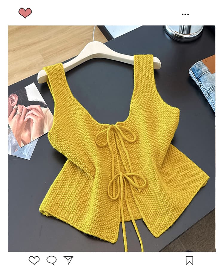 실사 빅 사이즈 이른 가을 외국 가스 전후 양면 웨어러블 니트 조끼 지방 mm 슬림해 보이는 연령 감소 스택 착용 베스트 맨위 상세 이미지 12