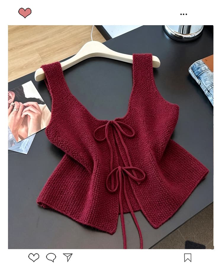 실사 빅 사이즈 이른 가을 외국 가스 전후 양면 웨어러블 니트 조끼 지방 mm 슬림해 보이는 연령 감소 스택 착용 베스트 맨위 상세 이미지 20
