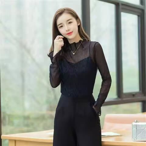 한 팬 루즈핏 봄 가을 패션 품격 2 세트 슬림해 보이는 맨위 이미지 2