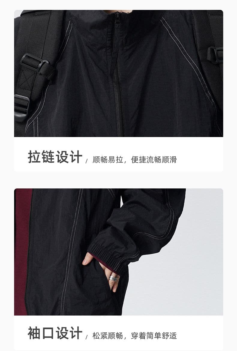 실사 2026 여름 새로운 자외선 차단 옷 upf50+ 스탠드 칼라 야외 스포츠 여행 캠핑 트렌드 얇은 맨위 상세 이미지 10