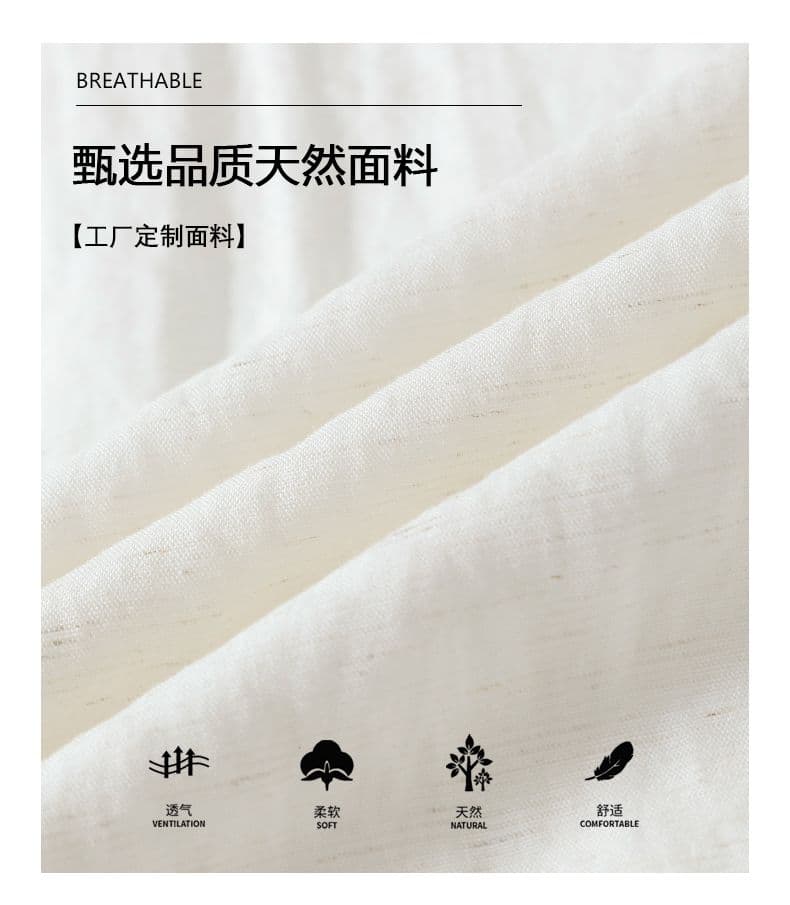 실사 악당 잘 생긴 오래된 돈 바람 여름 아마 얇은 스타일 헨리 칼라 반팔 POLO 셔츠 남자 맨위 편안함 캐주얼 티셔츠 상세 이미지 6