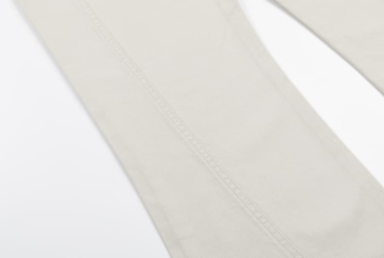 실사 워싱 캐주얼 부츠컷 바지 남녀 몸매 가꾸기 디스플레이 슬림 거리 cleanfit 스트레이트 다용도 조수 브랜드 롱 바지 상세 이미지 24