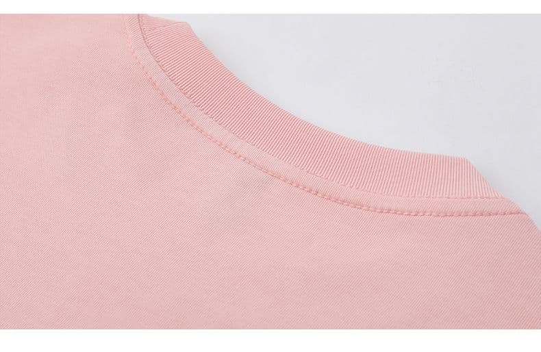 실사 여름 아메리칸 조수 브랜드 무거운 프린트 반팔 티셔츠 남자 루즈핏 다용도 라운드 넥 편안함 통기성 맨위 상세 이미지 22