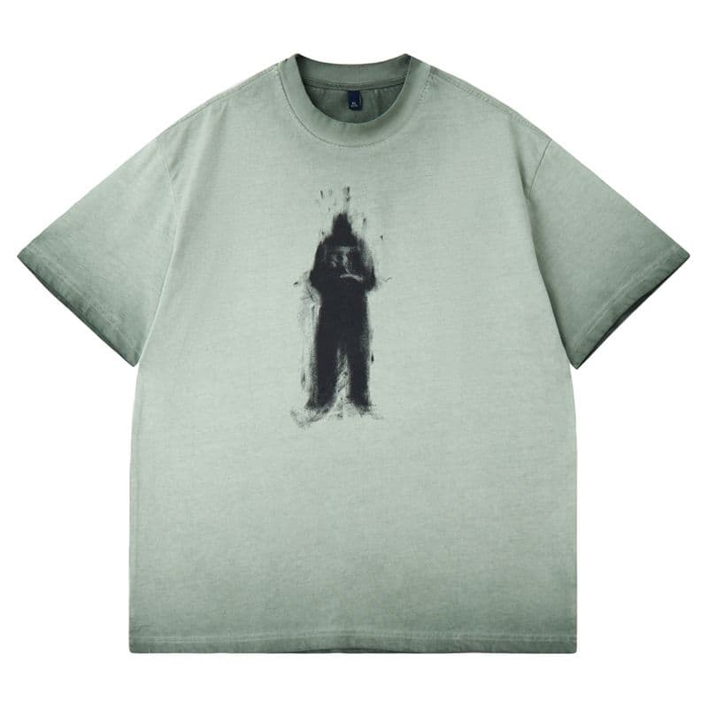 실사 2026 여름 새로운 아메리칸 조수 브랜드 남성 마 오래된 워싱 면 100% 반팔 미니멀리즘 캐주얼 출퇴근 맨위 이미지 2