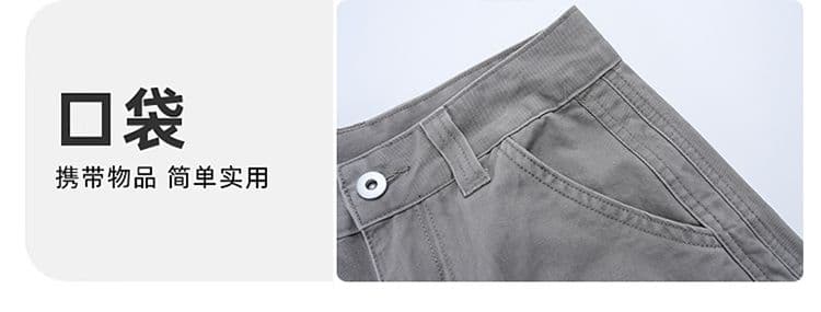 실사 아메리칸 레트로 워싱 캐주얼 바지 남녀 중성 섹션 루즈핏 스트레이트 넓은 다리 조수 브랜드 워크웨어 긴 바지 상세 이미지 9
