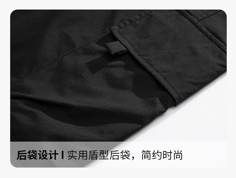 실사 여름 새로운 얼음 실크 얇은 스타일 캐주얼 반바지 남자 루즈핏 다용도 출퇴근 허리밴드 5 점 운동 바지 상세 이미지 19
