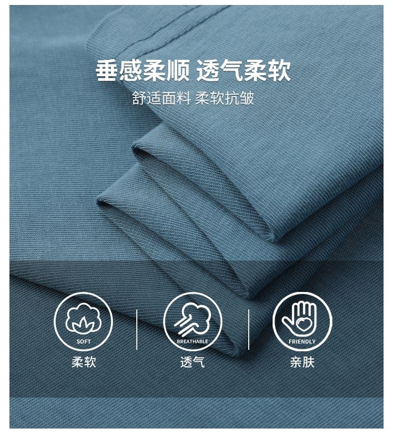 실사 아메리칸 레트로 조수 브랜드 순면 무거운 워싱 반팔 티셔츠 남자 여름 루즈핏 라운드 넥 구조 설계 섹션 상세 이미지 3