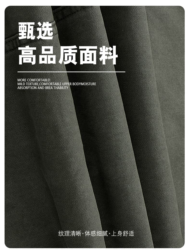 아메리칸 레트로 순면 워시 물 해체 디자인 센스 기타 주머니 워크웨어 팬츠 남녀 루즈핏 캐주얼 주름 와이드 레그 팬츠 상세 이미지 8