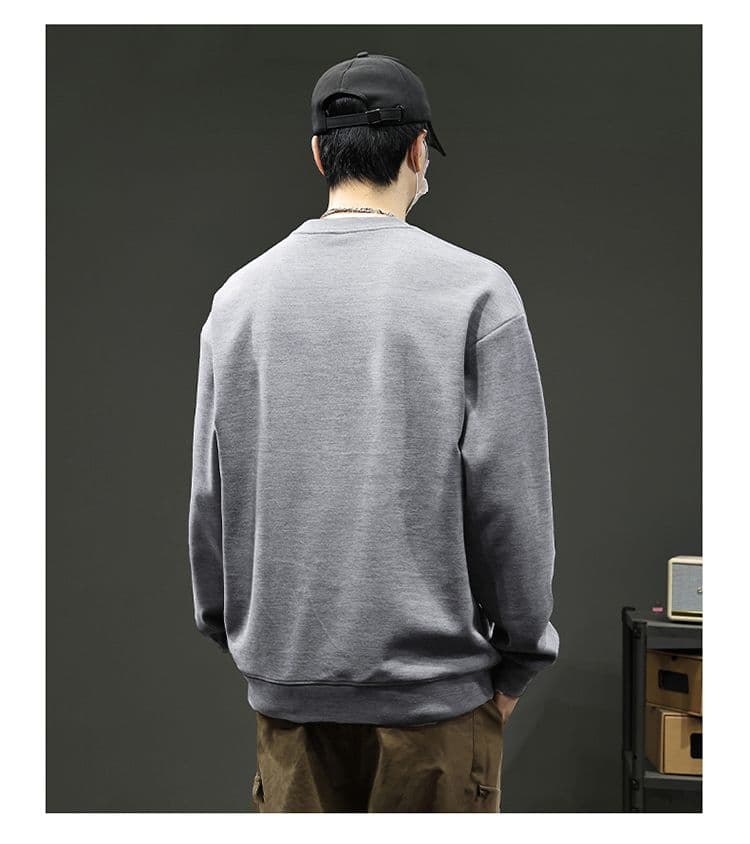 실사 2026 가을 겨울 새로운 패치워크 조수 브랜드 후드티 높음 밀 뜨개질 프로 피부 부드러운 찹쌀 통기성 편안함 출퇴근 맨위 상세 이미지 16