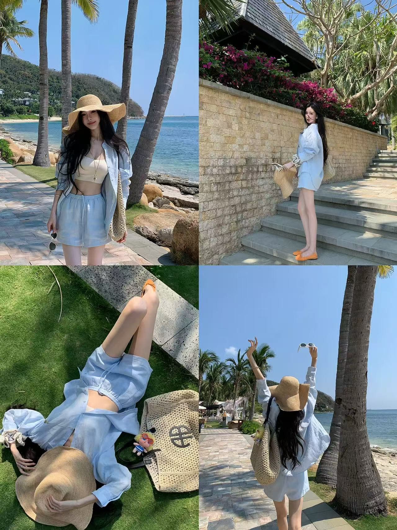 산소 센스 outfits 셔츠 반바지 느슨함 오래된 돈 투피스 슈트 이미지 4