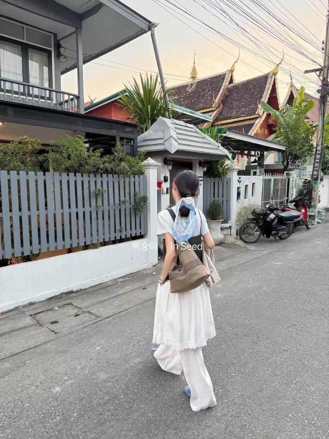 있음 선적 끓인 물 디자인 센스 치마바지 레이스 자수 반신 스커트 스택 착용 긴 바지 페이크 레이어드 착용 가져 가라. 바지 이미지 4