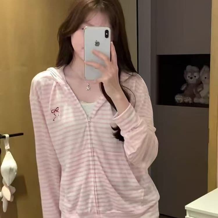 원본 솜씨 자수 이중층 모자 광저우 눈꽃 면 원단 후드 자외선 차단 블라우스 여성 이미지 2