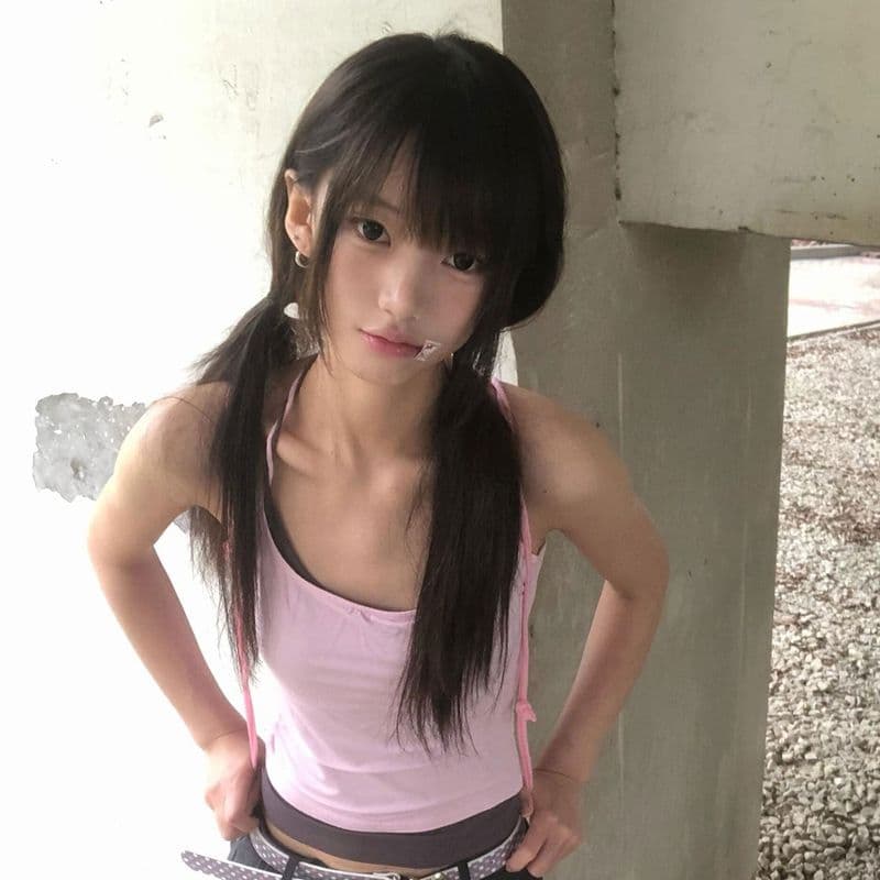 260 그램 사람들 면 모달 페이크 레이어드 패치워크 배색 캐미솔 몸매 가꾸기 민소매 맨위 이미지 2