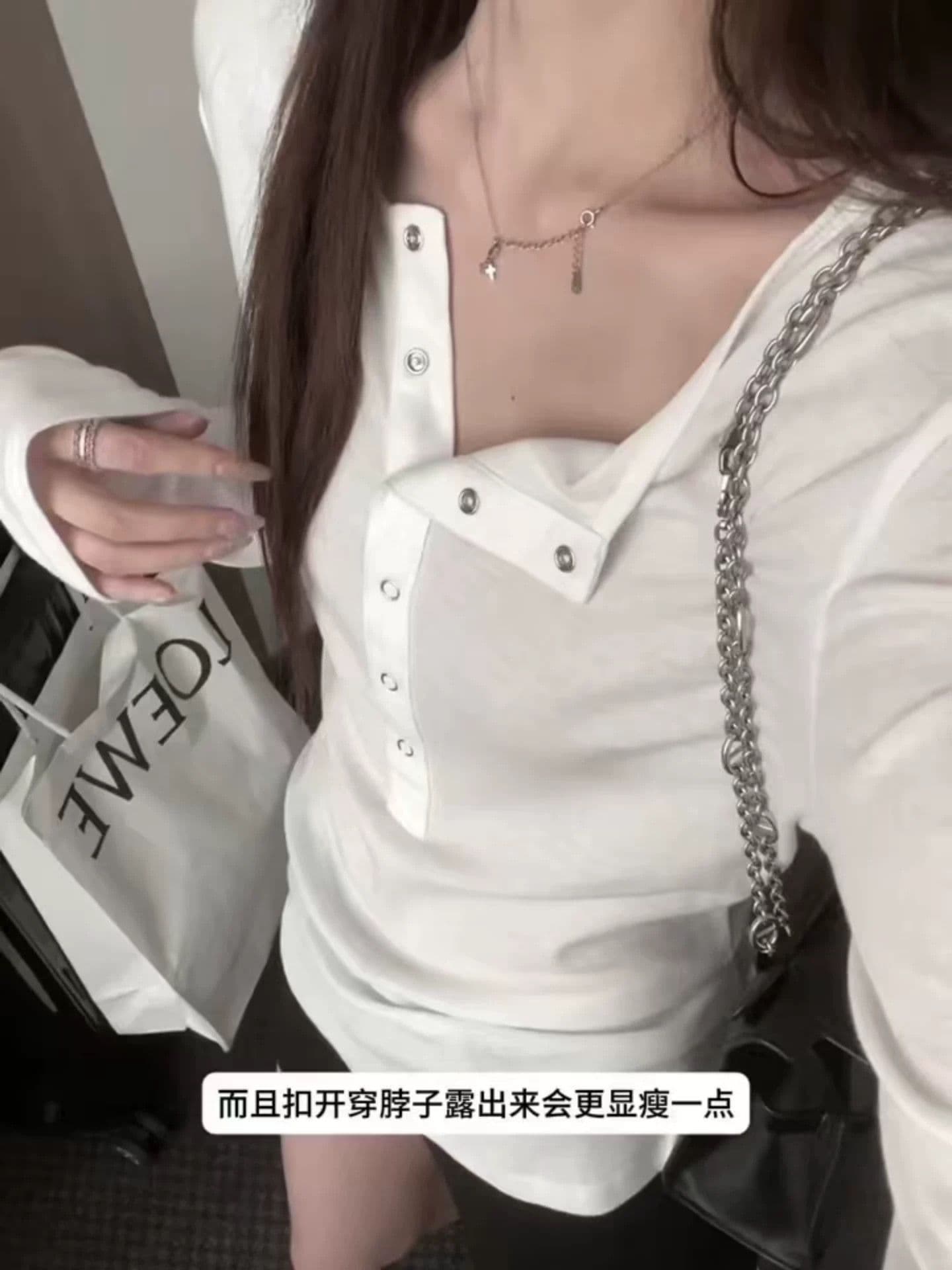 원본 솜씨 광저우 눈꽃 면 자외선 차단 블라우스 여성 상세 이미지 6