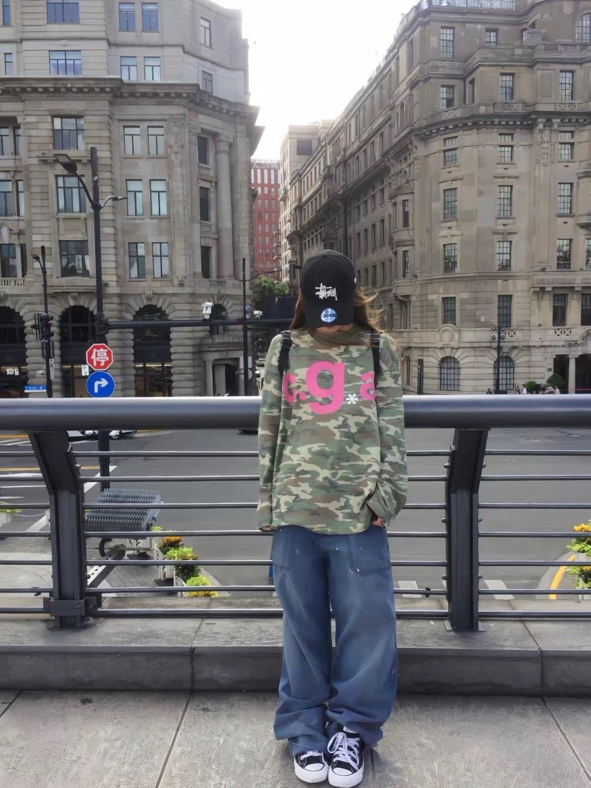 65 35 후아 남편 그리드 250그램 긴팔 티셔츠 여성 상세 이미지 5