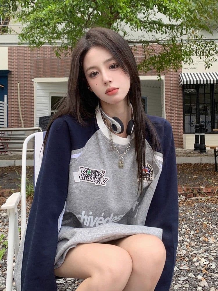 면 린넨 정장 짧은 외투 여성 2027 봄 가을 새로운 문예 빅 사이즈 루즈핏 캐주얼 긴팔 작은 정장 맨위 상세 이미지 4