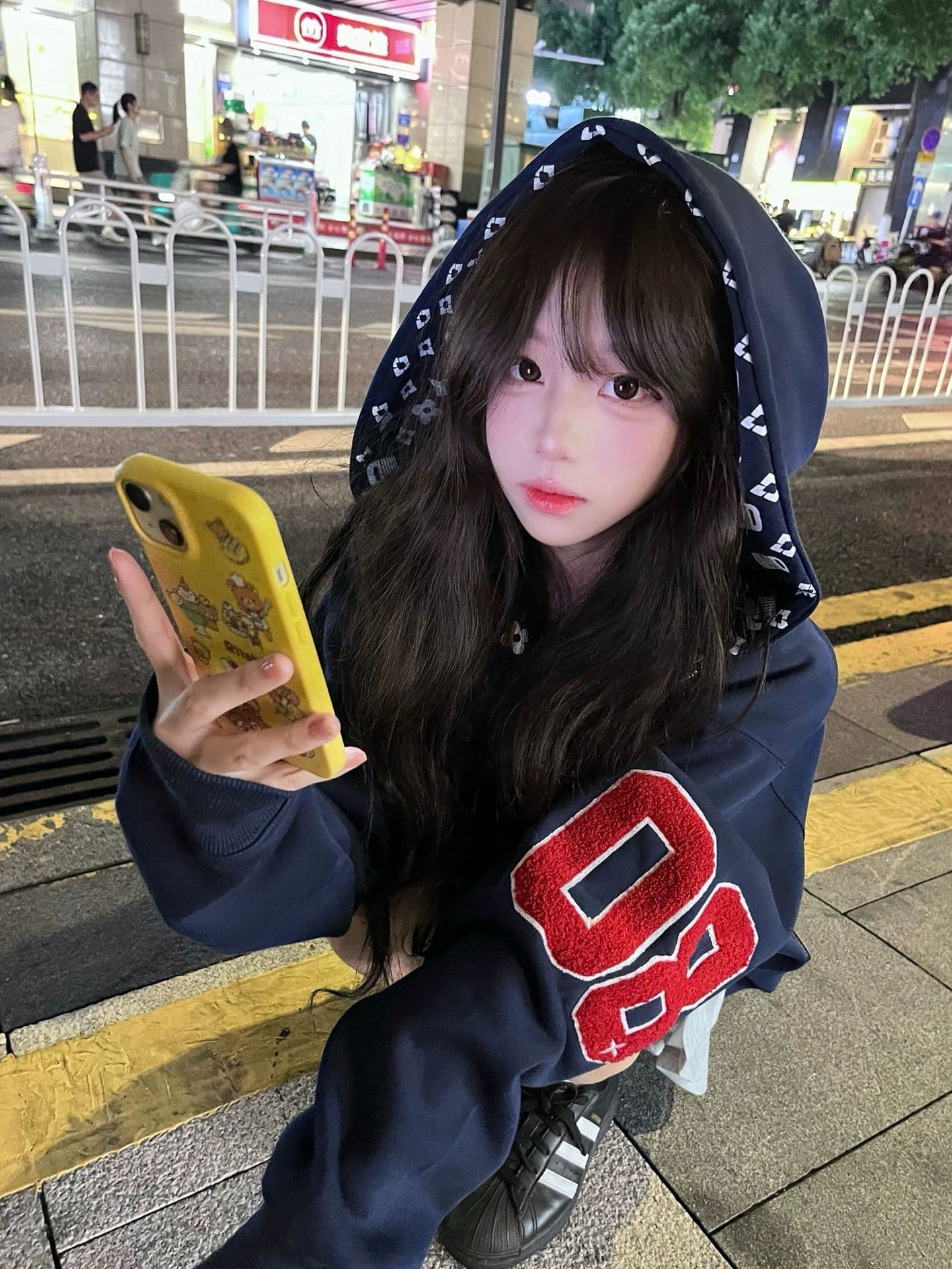 순수한 Mianhua 면 있음 인사이드 펌프 2026 털이 있고 두꺼운 오픈 가디건 후드 티 스웨터 겨울 루즈핏 느긋한 재킷