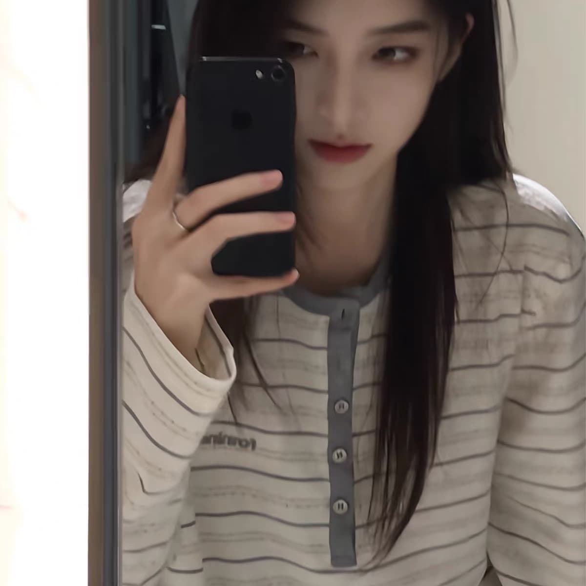 원본 솜씨 광저우 원본 원단 긴팔 티셔츠 여성 이미지 5