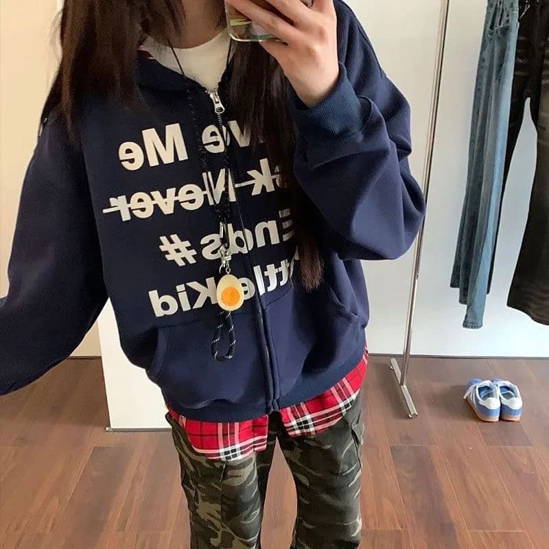 얇은 스타일 털이 있는 원본 솜씨 후아 면 복합 후드티 여성