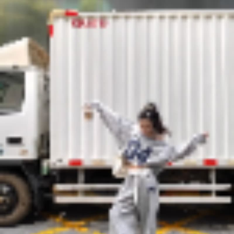 아메리칸 후드티 스포츠 슈트 여성 가을 한국 스타일 루즈핏 슬림해 보이는 와이드 레그 팬츠 캐주얼 투피스 세트 인터넷 유명인 패션 트렌디 이미지 5
