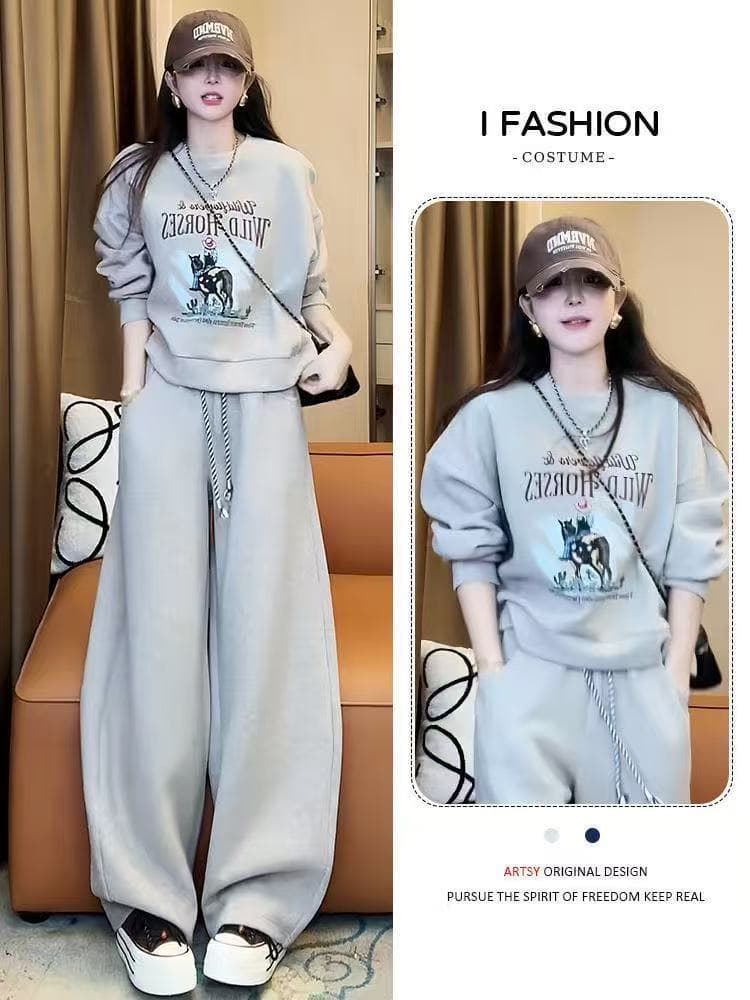 280 그램 남자 바 면 한국 스타일 새로운 디자인 다용도 캐주얼 세트 여성 상세 이미지 1