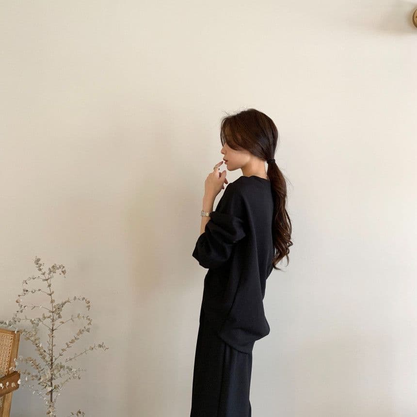 한국 chic 가을 미니멀리즘 품격 루즈핏 다용도 긴팔 후드티 허리밴드 레이스업 캐주얼 바지 긴 바지 여성 상세 이미지 26