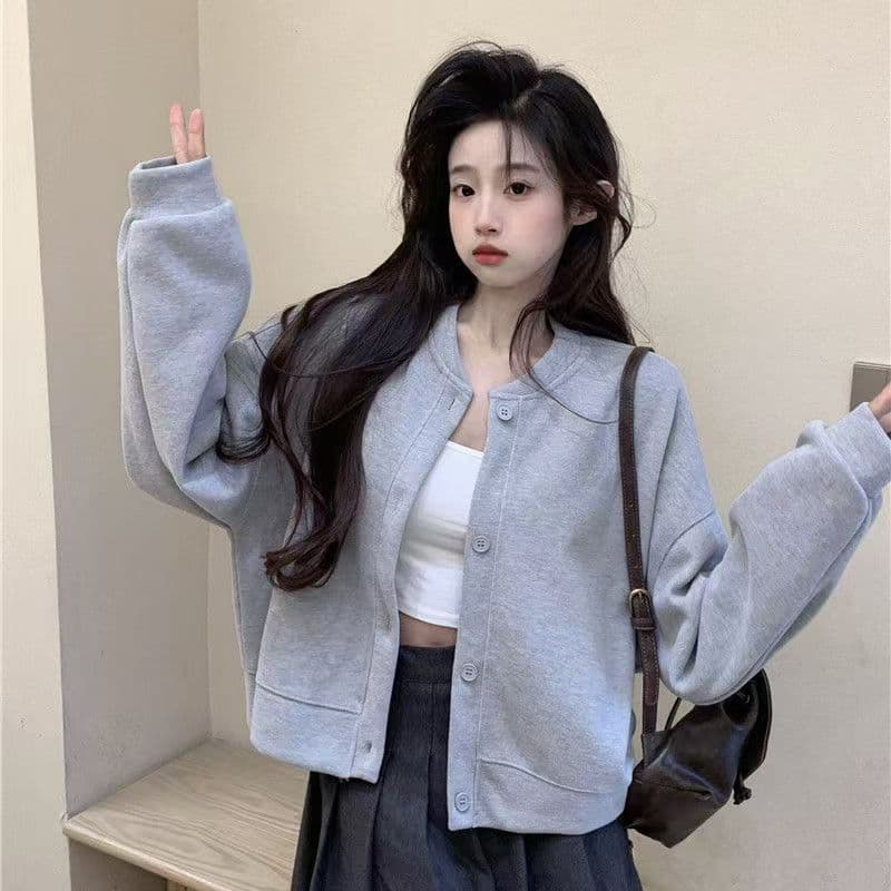 남자 바 면 새로운 단추 패션 트렌드 디자이너 섹션 재킷 남녀 다용도 루즈핏 캐주얼 야구 유니폼