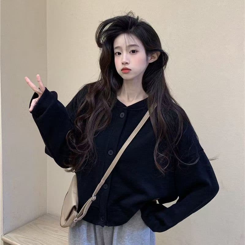 남자 바 면 새로운 단추 패션 트렌드 디자이너 섹션 재킷 남녀 다용도 루즈핏 캐주얼 야구 유니폼 이미지 3