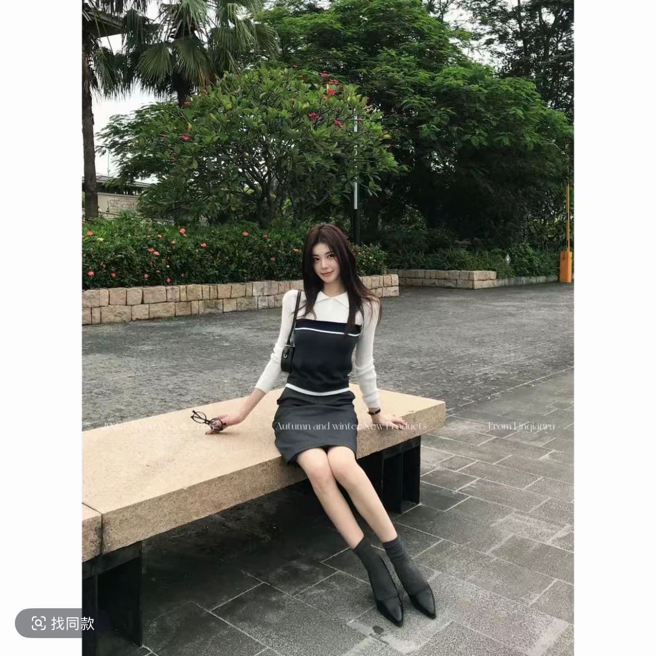 린 천 입력 남자 자르다 S 특별 새로운 품격 슬림해 보이는 고급 센스 미니멀리즘 다용도 회색 가을 패션 세트 이미지 3