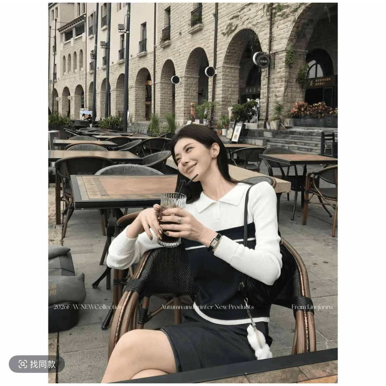 린 천 입력 남자 자르다 S 특별 새로운 품격 슬림해 보이는 고급 센스 미니멀리즘 다용도 회색 가을 패션 세트 이미지 6