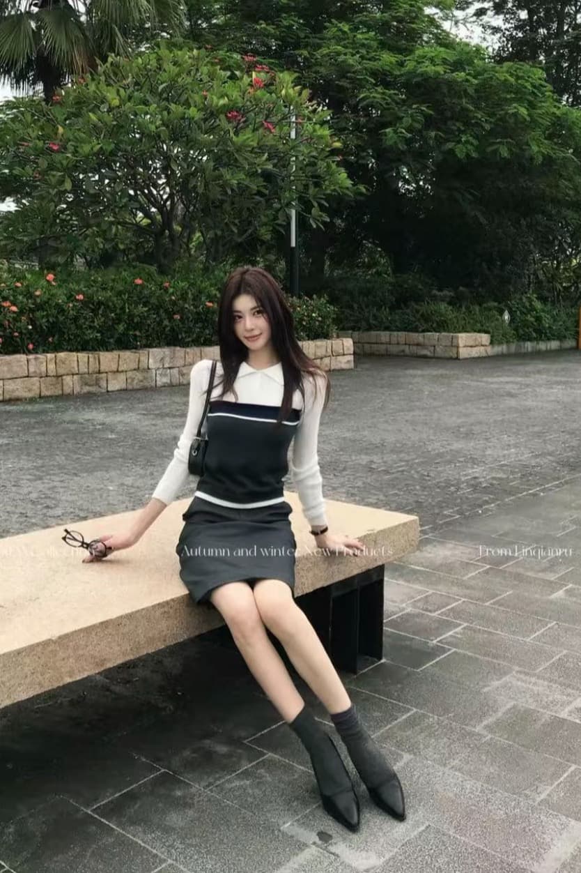 린 천 입력 남자 자르다 S 특별 새로운 품격 슬림해 보이는 고급 센스 미니멀리즘 다용도 회색 가을 패션 세트 상세 이미지 5