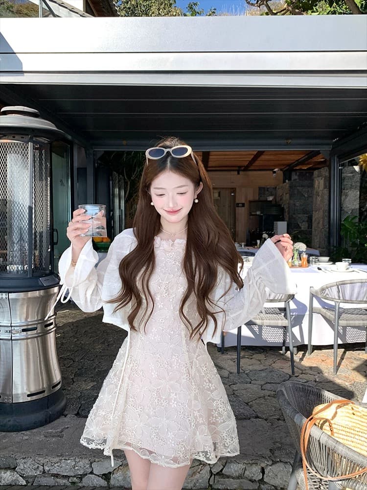 사랑 봄 사쿠라 절묘한 자수 꽃 꼬집기 허리 행침 목 치마 이미지 3